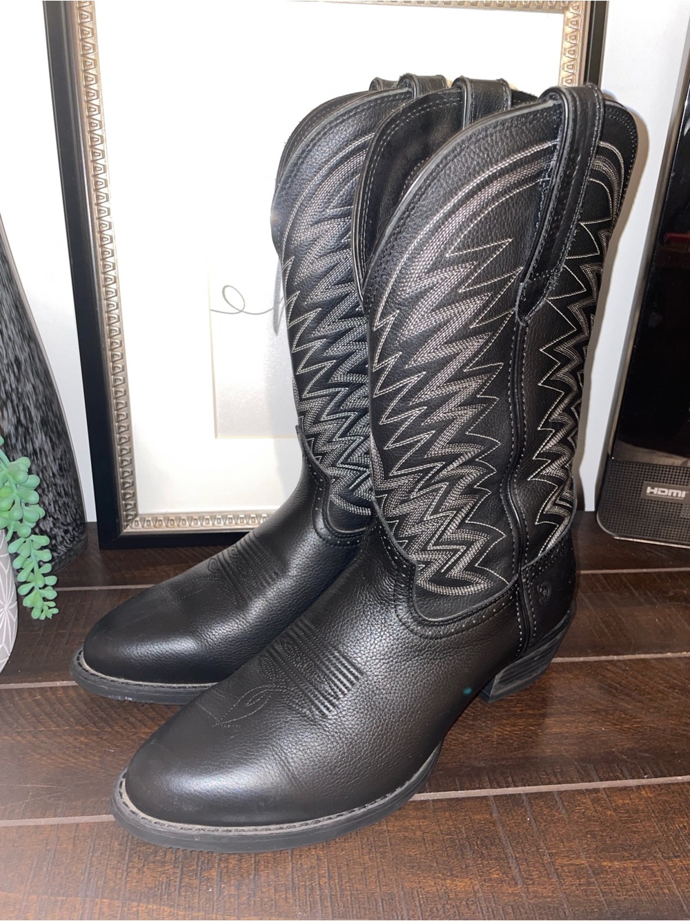 Durango Rebel Frontier Leather Western Cowboy Boots Size 10.5 Wide - Picture 8 of 16